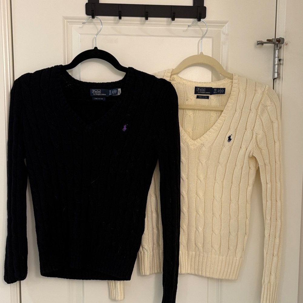 Ralph Lauren V-Neck Sweater black